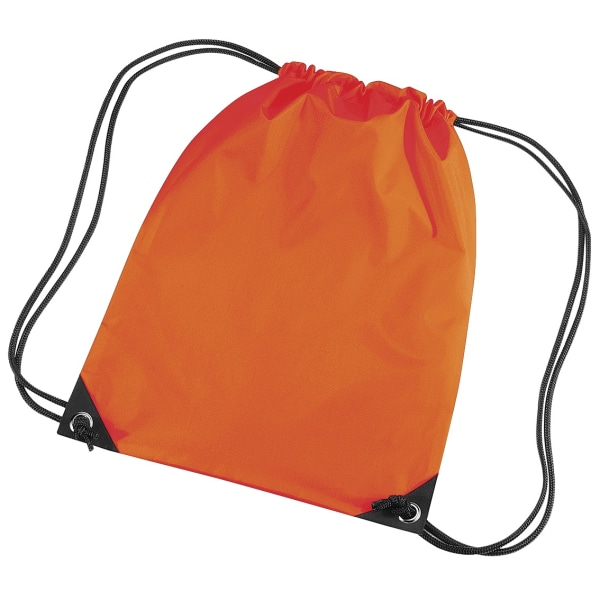 Bagbase Premium Gymsac Water Resistant Bag (11 liter) (Pack Of Orange One Size