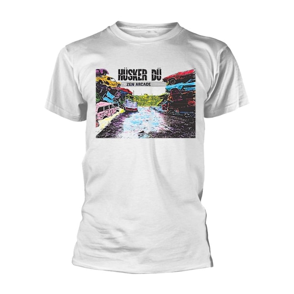 Hüsker Dü Unisex Adult Zen Arcade T-Shirt S Vit White S