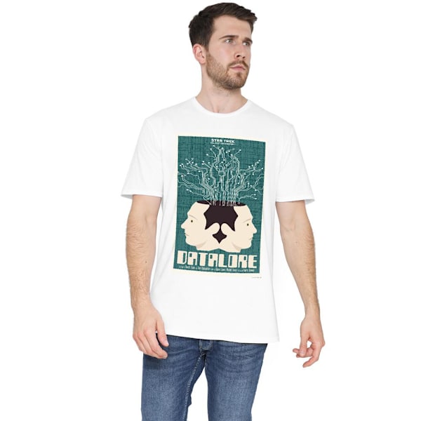 Star Trek Herr The Next Generation Säsong 1 Avsnitt 13 T-Shirt White L