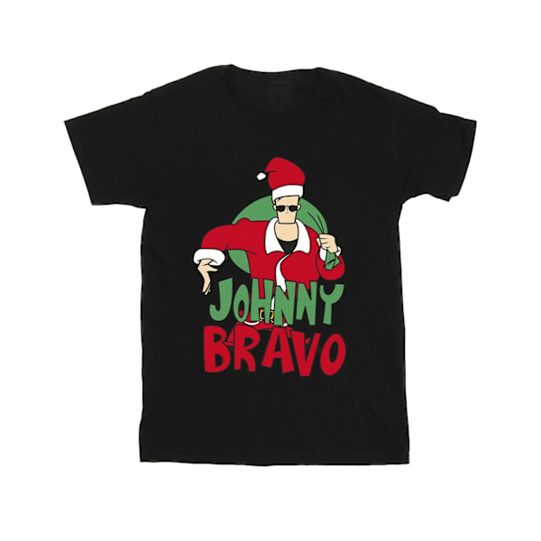 Johnny Bravo Boys Johnny Christmas T-Shirt 5-6 år Svart Black 5-6 Years