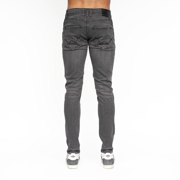 Duck and Cover Herr Tranfold Slim Jeans (2-pack) 36R Grå/Ti Grey/Tinted Blue 36R