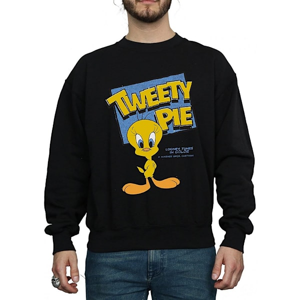 Looney Tunes Klassisk Tweety Bomullströja M Svart Black M