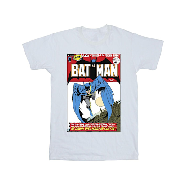 DC Comics Boys Running Batman Cover T-Shirt 12-13 år Vit White 12-13 Years