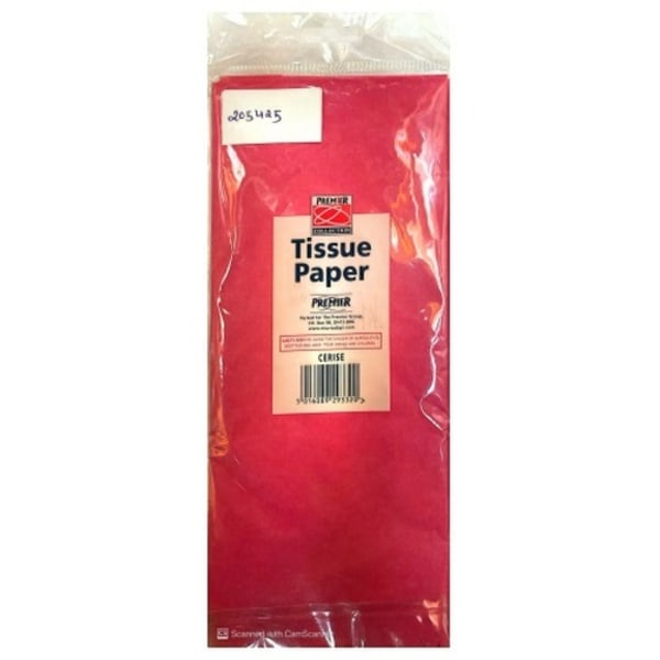 Premier Plain Tissue Paper One Size Röd Red One Size