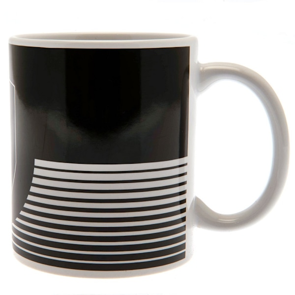 Fulham FC Lines Mug One Size Svart/Vit Black/White One Size