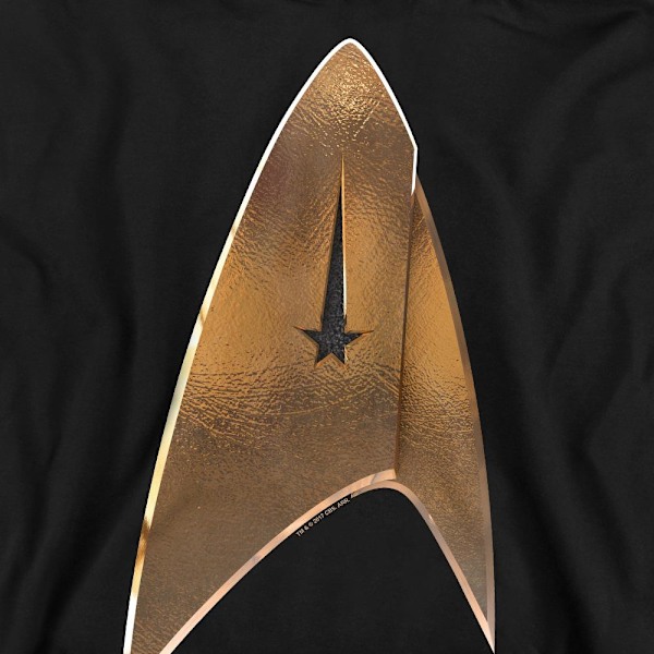 Star Trek: Discovery Unisex Vuxen Command Shield Sweatshirt S B Black S