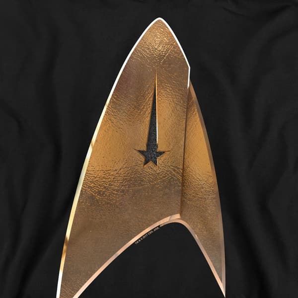 Star Trek: Discovery Unisex Vuxen Command Shield Sweatshirt XL Black XL