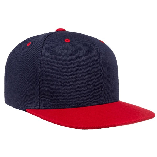 Yupoong The Classic Premium Snapback 2-Tone Cap One Size N Navy/Red One Size