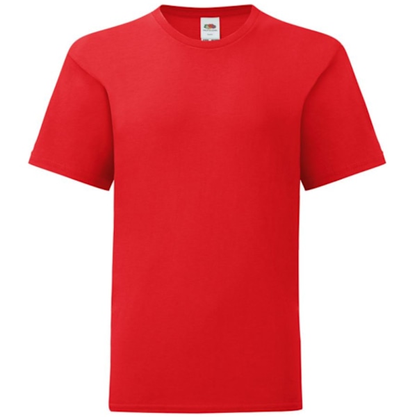 Fruit Of The Loom Barn/Barn Iconic T-Shirt 3-4 År Röd Red 3-4 Years