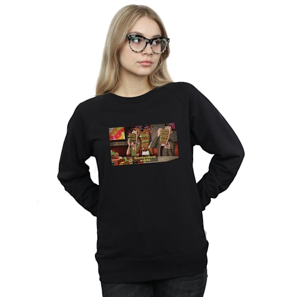 Scoobynatural Dam/Kvinnor Övernaturliga Snacks Sweatshirt M Svart Black M