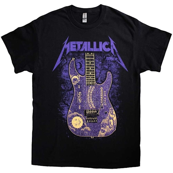 Metallica Unisex Vuxen Ouija Lila T-shirt XL Svart Black XL