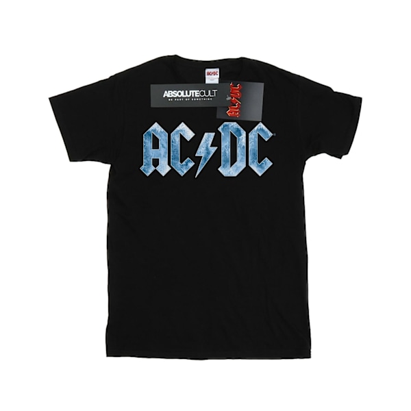 AC/DC Pojkar Blå Is Logo T-Shirt 7-8 År Svart Black 7-8 Years