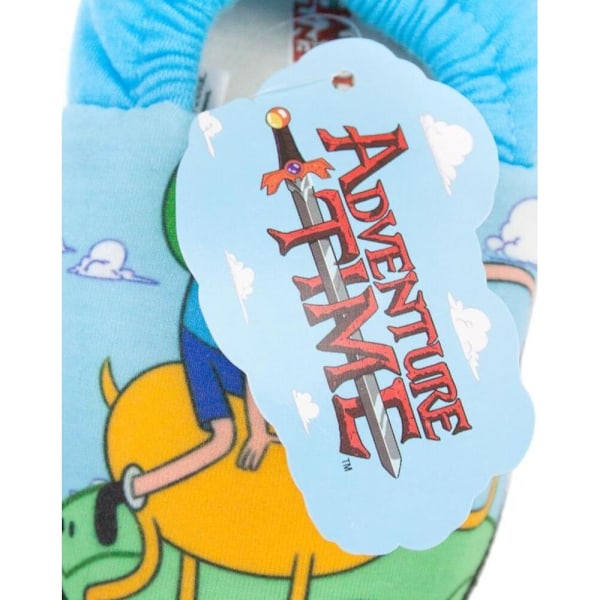 Adventure Time Pojkar Jake Och Finn Tofflor 1 UK Blå/Svart Blue/Black 1 UK