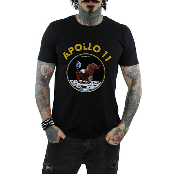 NASA Classic Apollo 11 bomull T-shirt L svart Black L