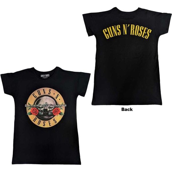 Guns N Roses Dam/Dam Klassisk Logotyp Pyjamastopp XS Grå Grey XS