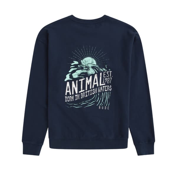 Animal Herr Jonah Bude Tröja S Marinblå Navy S