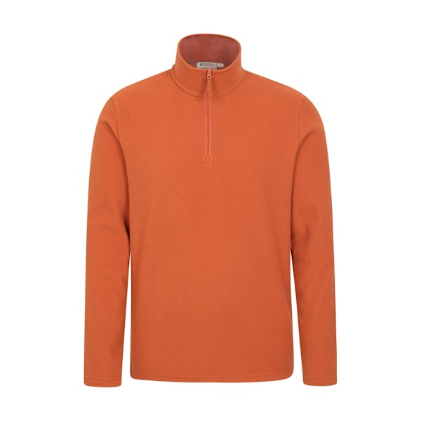 Mountain Warehouse Camber II Fleece Tröja med Halv Dragkedja Herr XS Bränd Burnt Orange XS