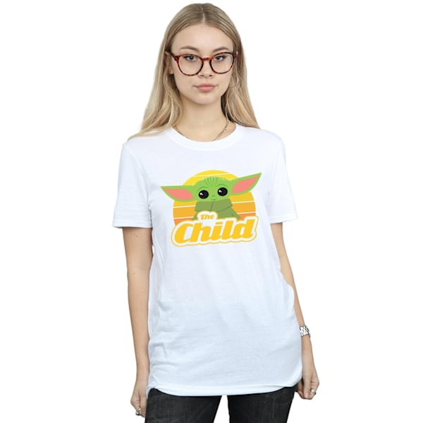 Star Wars Dam/Damer The Mandalorian The Child Retro Bomull White 4XL