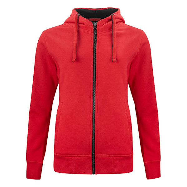 Clique Dam/Kvinnor Klassisk Full Zip Hoodie M Röd Red M