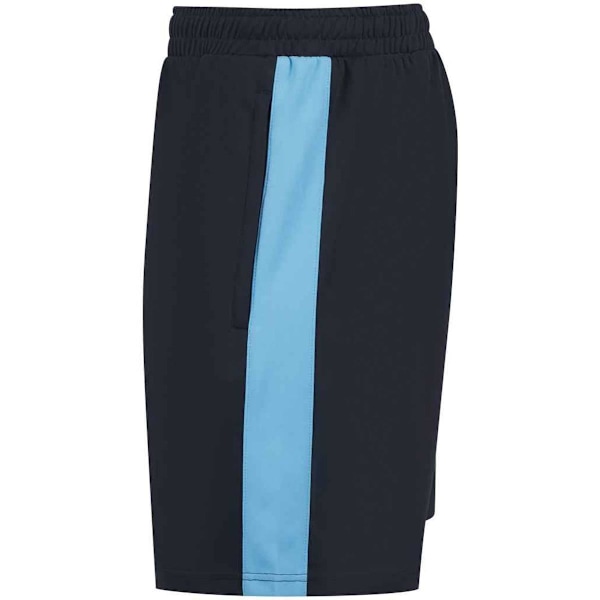 Finden & Hales Barn/Barn Knäppta Sweatshorts med Fickor och Dragkedja 1 Navy/Sky Blue 13 Years
