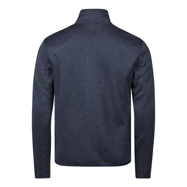Tee Jays Stickad Fleecejacka för Män S Marinblåmelerad Navy Melange S