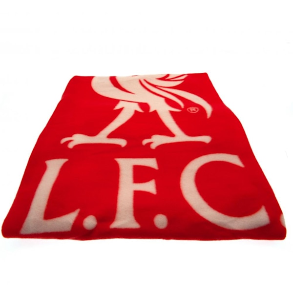 Liverpool FC Fleecefilt En Storlek Röd Red One Size