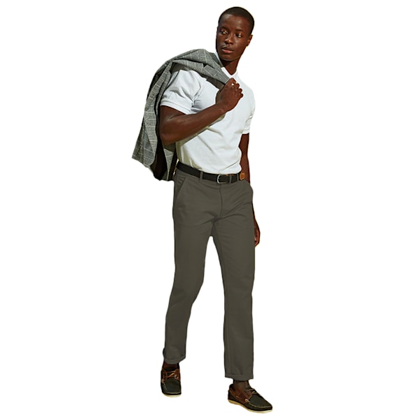 Asquith & Fox Klassiska Casual Chinos/Byxor 4XLU Slate Slate 4XLU