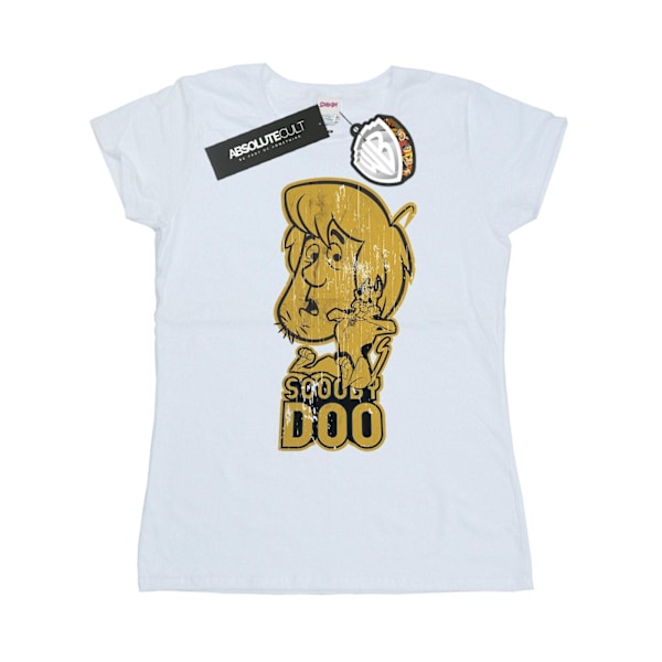 Scooby Doo Dam/Kvinnor Och Shaggy Bomull T-Shirt XXL Vit White XXL