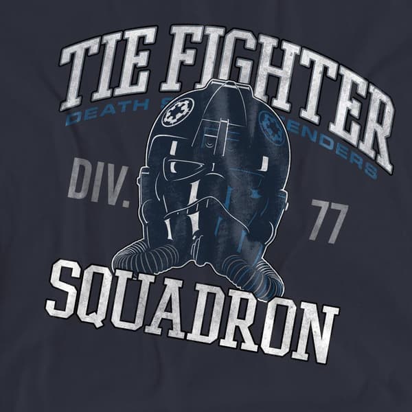 Star Wars Dam/Dam Tie Fighter Squadron T-shirt S Deep Nav Deep Navy S