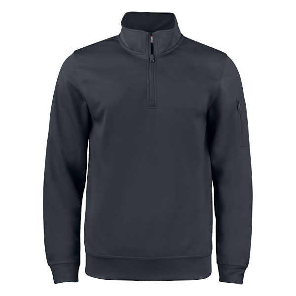 Clique Unisex Vuxen Basic Active Tröja med Kvartsdragkedja 4XL Bla Black 4XL