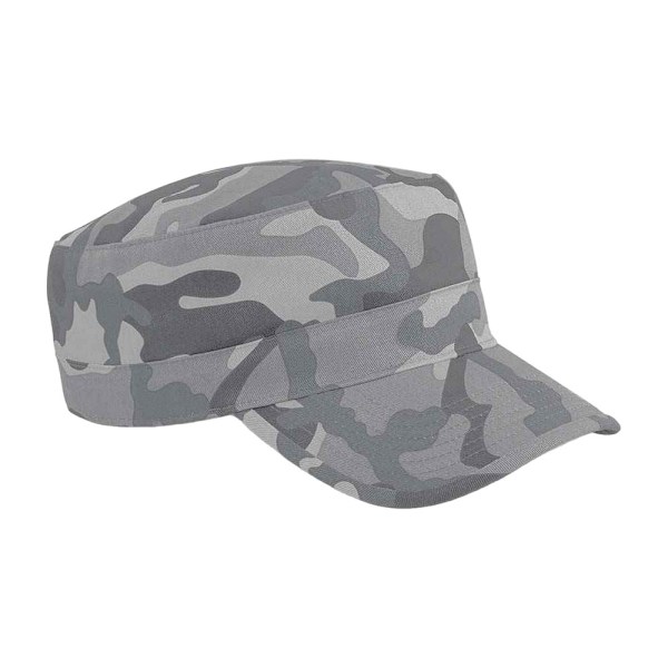 Beechfield Camo Army Cap One Size Arctic Arctic One Size