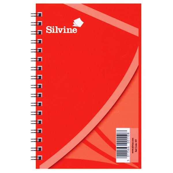 Silvine A6 Dubbelspiralblock (24-pack) En Storlek Röd Red One Size