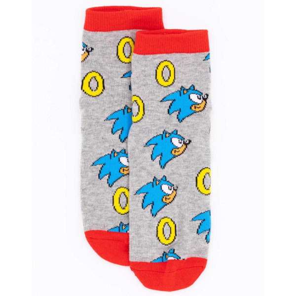 Sonic The Hedgehog Boys Socks Set (Pack om 5) 12,5 UK Child-3,5 Blue/Red/Grey 12.5 UK Child-3.5 UK Child