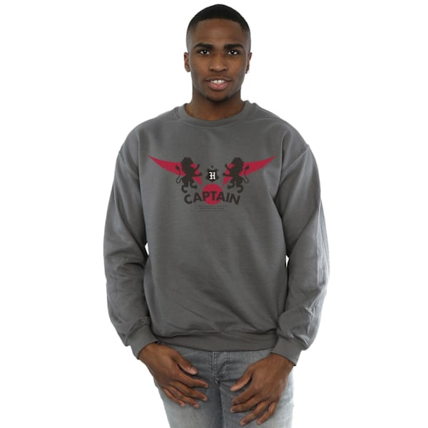 Harry Potter Herr Gryffindor Captain Sweatshirt M Charcoal Charcoal M