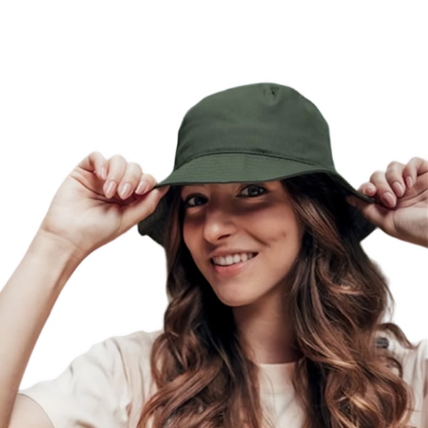 Atlantis Bomullshink i Olivgrön, One Size Olive Green One Size