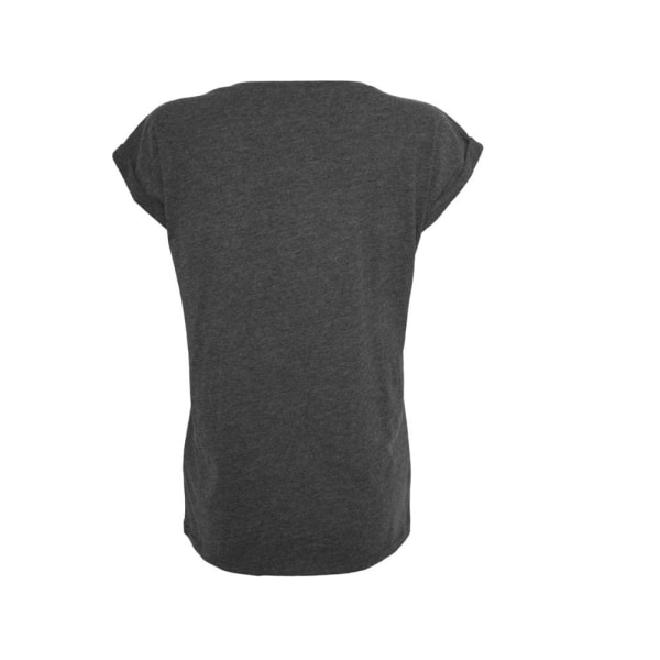 Bygg ditt varumärke T-shirt med förlängd axel för dam/dam 4XL Ch Charcoal 4XL