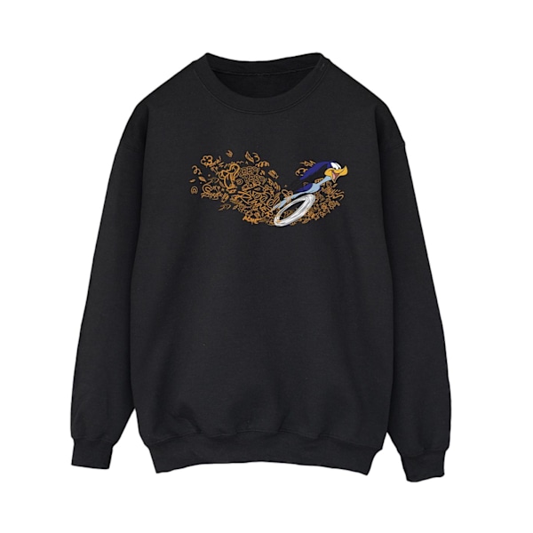 Looney Tunes Dam/Damer ACME Doodles Road Runner Sweatshirt Black M