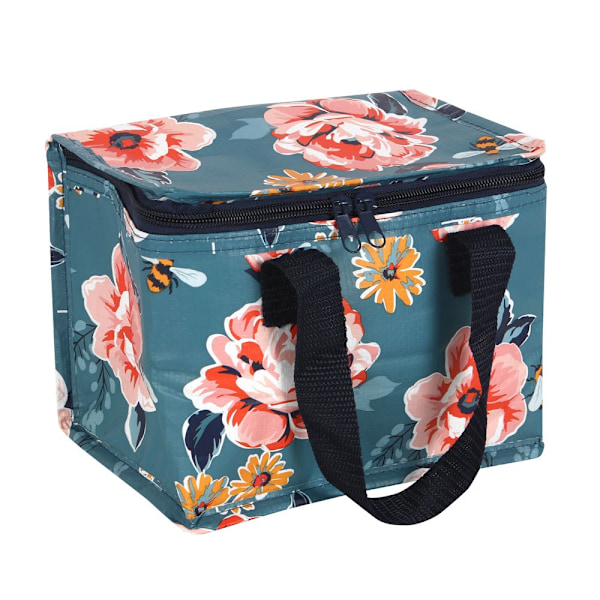 Något annorlunda Bee-utiful blommig lunchväska One Size Navy B Navy Blue/Pink One Size