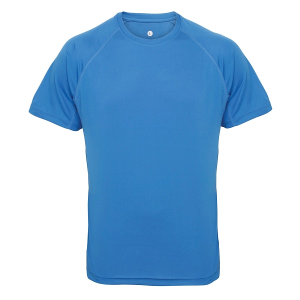 Tri Dri Mens Panelled Kortärmad T-Shirt 2XL Safir Sapphire 2XL