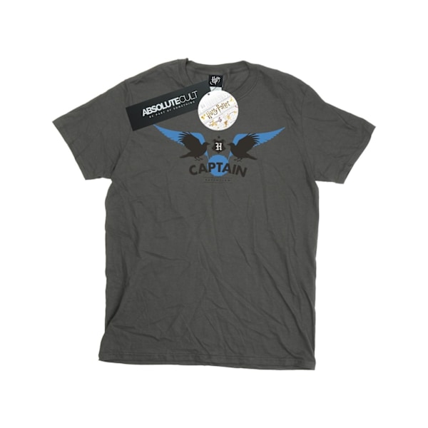 Harry Potter Pojkar Ravenclaw Kapten T-shirt 7-8 År Kolgrå Charcoal 7-8 Years