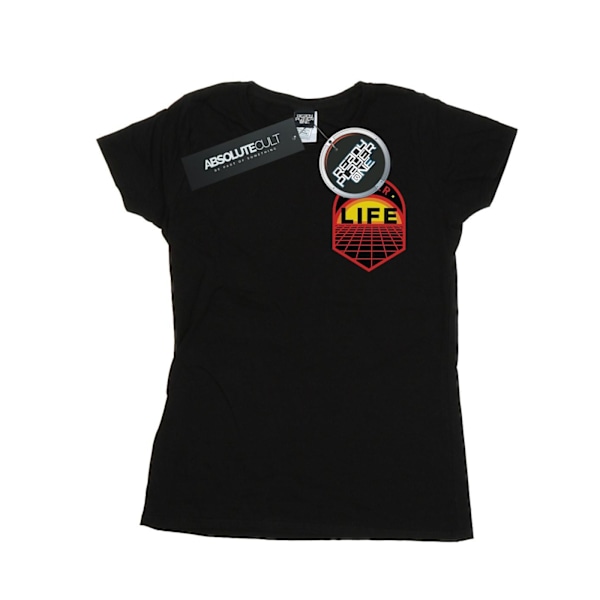 Ready Player One Dam/Damer Gunter Life Bröstlogotyp Bomull T-shirt Black S