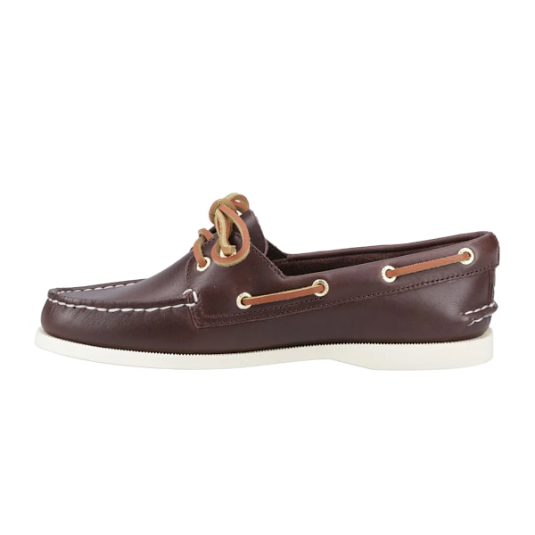 Sperry Herr Äkta Läder 2 Öljetter Båtskor 9 UK Brun Brown 9 UK