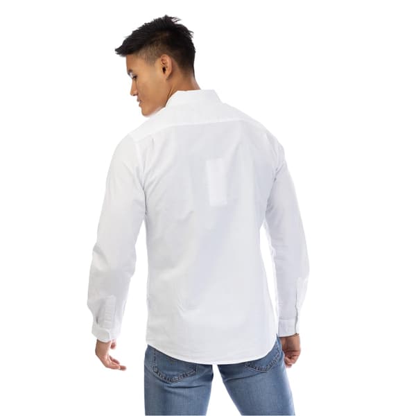 Peter Werth Herr Regular Långärmad Skjorta M Vit White M