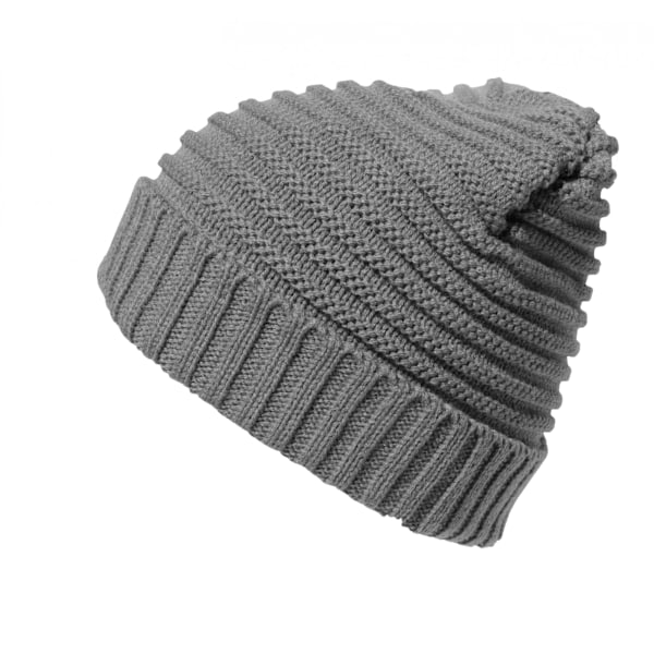 Result Winter Essentials Flätad Mössa En Storlek Cool Grey Cool Grey One Size