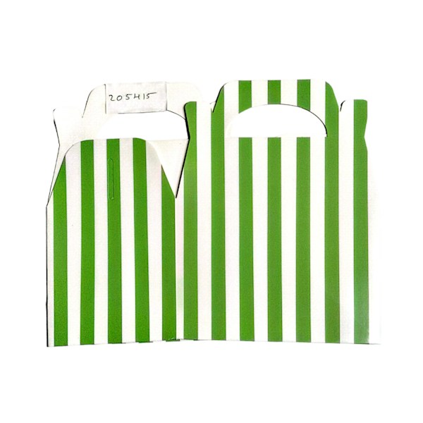 Playwrite Stripe Lunch Box En Storlek Grön/Vit Green/White One Size