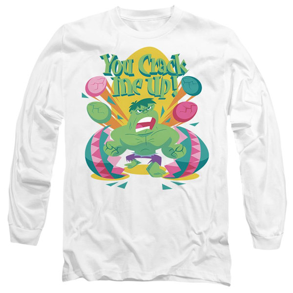 Hulk Unisex Vuxen You Crack Me Up T-Shirt S Vit White S