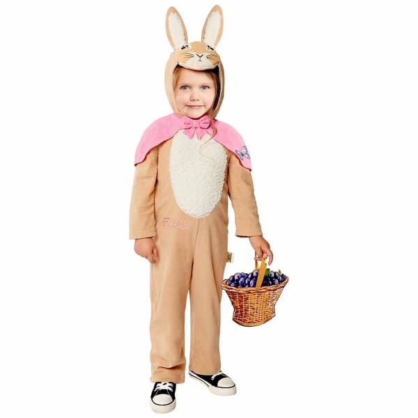 Peter Rabbit Barn/Barn Flopsy Klassisk Kostym 4-6 År Tan Tan/White/Pink 4-6 Years