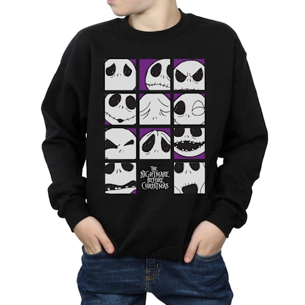 Disney Boys Nightmare Before Christmas Många Ansikten Av Jack Squar Black 7-8 Years