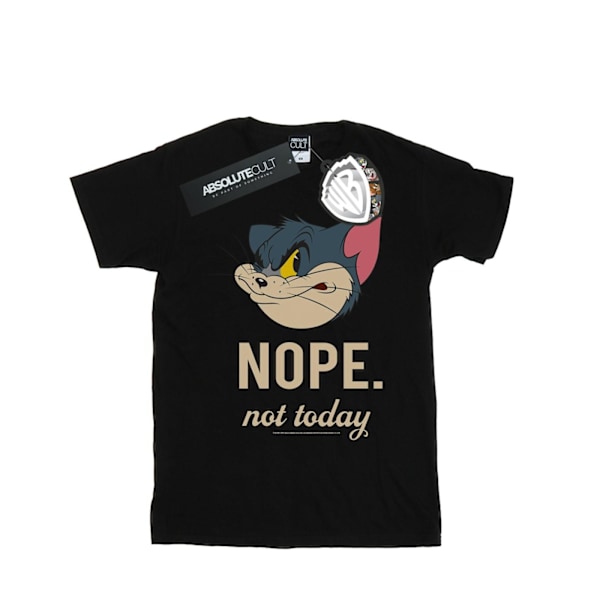 Tom And Jerry Girls Nope Not Today Bomull T-shirt 12-13 År B Black 12-13 Years