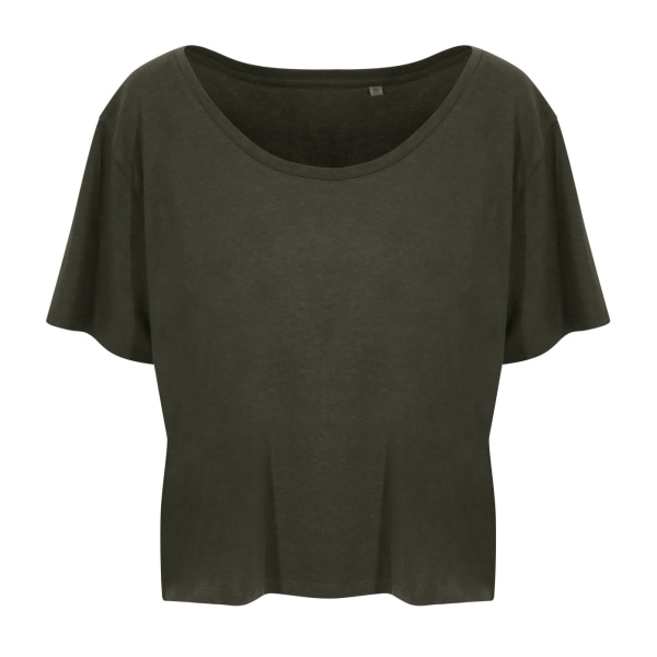 Ecologie Womens/Laides Daintree EcoViscose Cropped T-Shirt S Fe Fern Green S